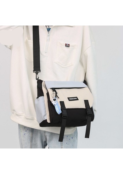 Messenger Çanta Modaya Uygun Büyük Kapasiteli Öğrenci Sınıfı Postacı Sırt Çantası Kadın Rahat Japon Omuz Çantası (Yurt Dışından)