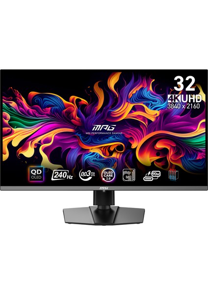 31.5" MPG 321URX QD-OLED 3840x2160 (UHD) 16:9 FLAT QD-OLED 240HZ 0.03MS FREESYNC PREMIUM PRO GAMING MONITOR