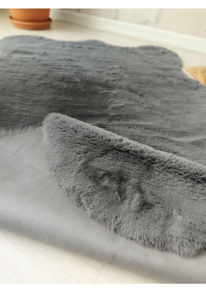 Tavşan Tüyü Süet Tabanlı Peluş Halı modelleri