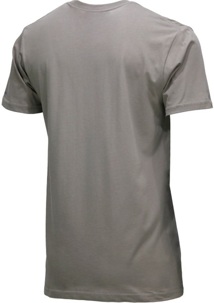 Erkek Bisiklet Yaka Standart Fit Göğüs Baskılı Vizon T-Shirt fırsatları