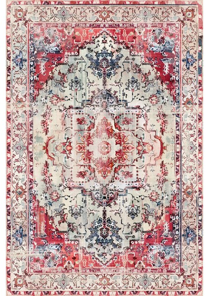 Zonya Vintage Kadife Yıkanabilir Kaymaz Pamuk Tabanlı Salon Halısı modelleri