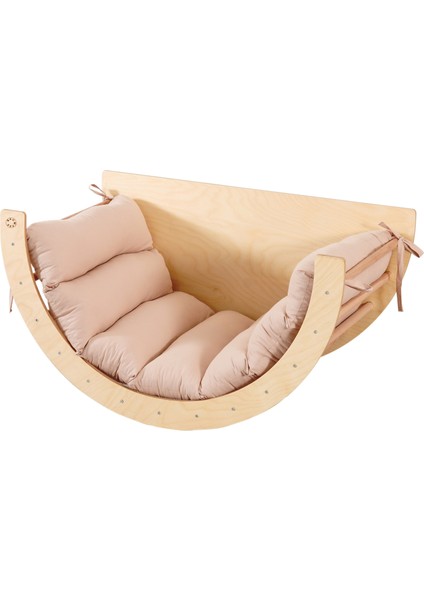 Çok Fonksiyonlu Kemer,büyük Pikler Halkası,sallanma Kemeri, Ekru Minderli