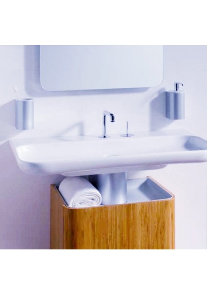 Mod Lavabo 65 cm - Çift Batarya Delikli -