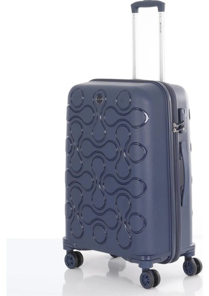 Kırılmaz Polipropilen 2'li Valiz Seti Orta & Makyaj Lacivert V376 fiyatları