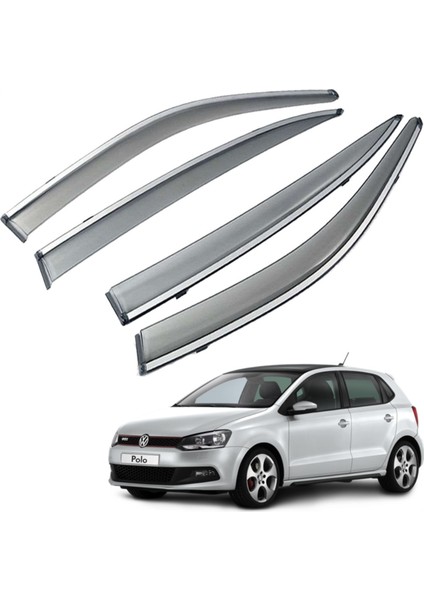 Vw Polo Hb Mügen Cam Rüzgarlığı Kromlu Rüzgarlık ( Paslanmaz Kromlu ) 2009-2017 Arası Füme Renk fiyatları