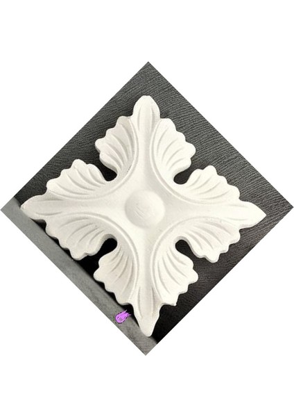 Aplik Dörtköşe Küçük 7.8 cm Yaprak Kabartma Silikon Kalıp K-668 modelleri