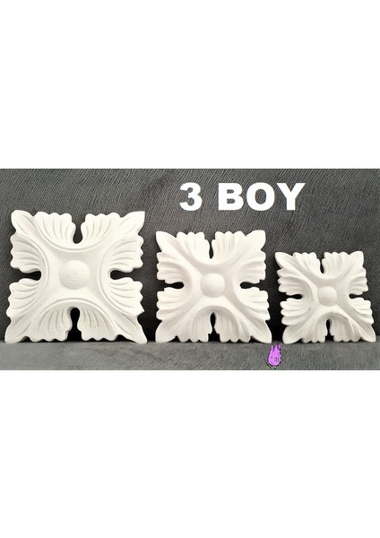 Aplik Dörtköşe Küçük 7.8 cm Yaprak Kabartma Silikon Kalıp K-668 indirimleri