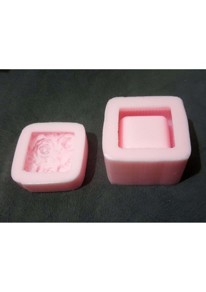 Lale Lotüs Çiçek Kabartma Mini Kutu Silikon Kalıp K-206, Kokulu Taş Sabun Polyester Reçine Alçı Mum Kalıbı modelleri