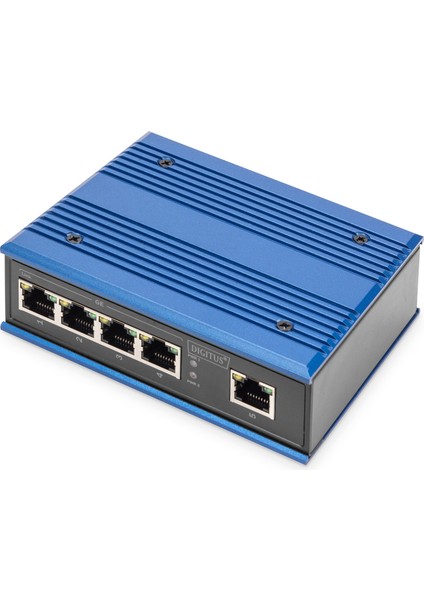 4 Port Gigabit Ağ Anahtarı, Endüstriyel, Yönetilmeyen, 1 RJ45 Uplink