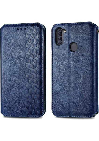 Samsung Galaxy A11 Deri Telefon Kılıfı (Yurt Dışından)
