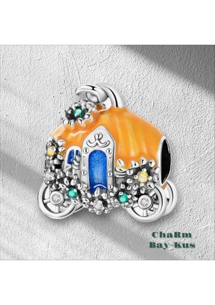 Bay-Kuş Cinderella Bal Kabağı Arabası Charm