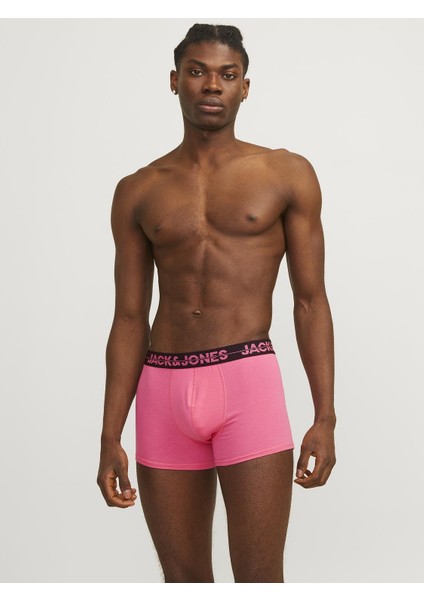 Jacseth Solıd Trunks 5 Pack Erkek Mavi Boxer 12251418-07
