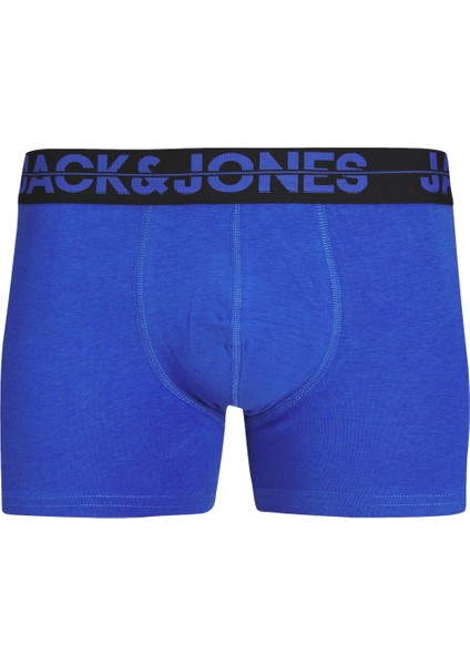 Jacseth Solıd Trunks 5 Pack Erkek Mavi Boxer 12251418-07