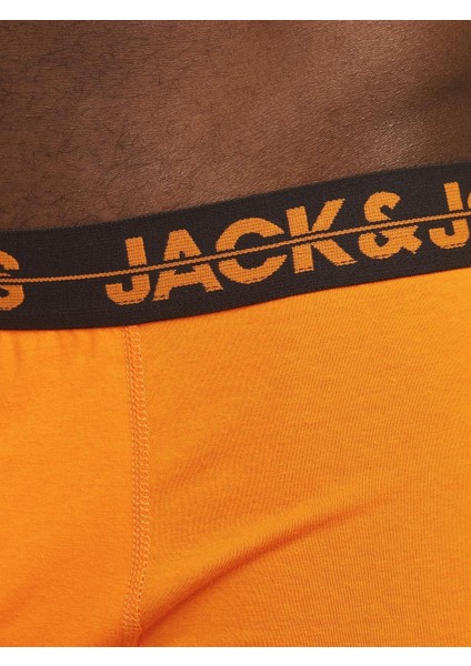 Jacseth Solıd Trunks 5 Pack Erkek Mavi Boxer 12251418-07