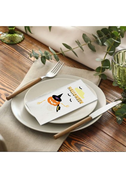 Halloween Yazılı Baskılı Sunum Peçetesi 20LI fiyatları