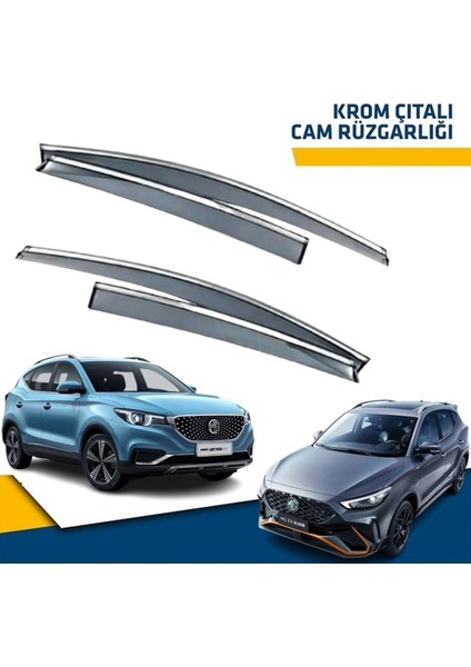 Mg Zs Mügen Cam Rüzgarlığı Kromlu Rüzgarlık ( Paslanmaz Nikelajlı ) 2021 Sonrası 4 Lü Set Yeni Ürün fiyatları