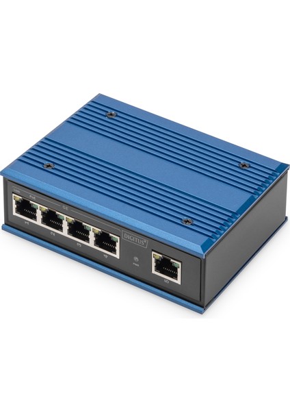 4 Port Gigabit Ağ Poe Anahtarı, Endüstriyel, Yönetilmeyen, 1 RJ45 Uplink