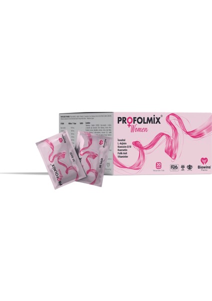 Women Inositol, L-Arjinin, Kuersetin, Kore Ginsengi, Vitamin C - E Koenzim Q10, Folik Asit fiyatları