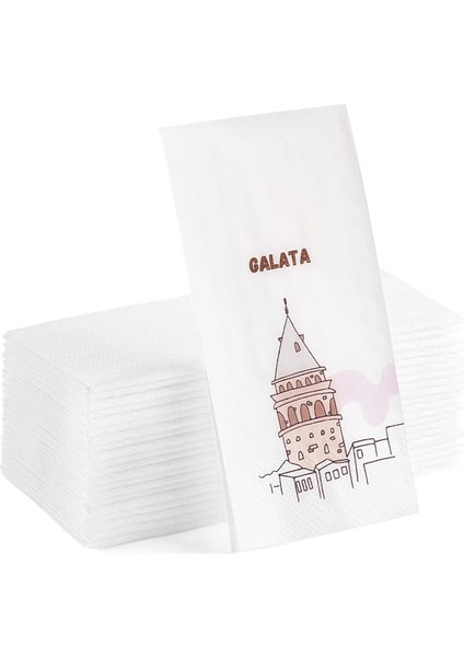 Galata Kulesi Baskılı Sunum Peçetesi 20LI