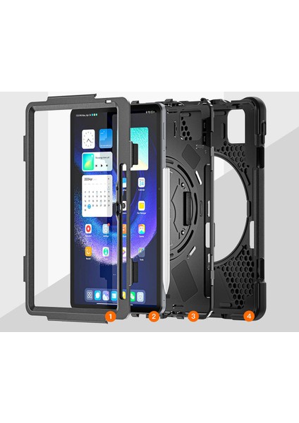 Xioami Pad 6 Kılıf 360 Koruma Defender Tank Kılıf fırsatları