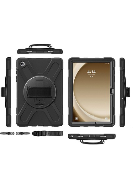 Samsung Galaxy Tab A9 Plus Sm - X215 Kılıf 360 Koruma Defender Tank Kılıf