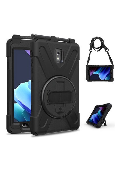 Samsung Galaxy Tab Active 3 T577 Kılıf Defender Tablet Kapak