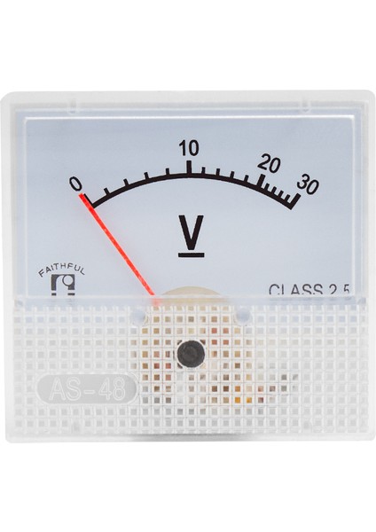 0-30V Dc Analog Voltaj Gösterge 45X48 mm Volt Ölçer Voltaj Ölçüm Cihazı Analog IC-230A