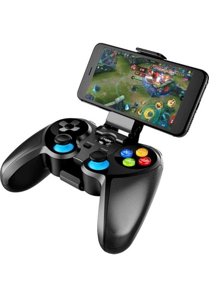 Telefon, Tablet, Akıllı Televizyon, Pc Için Bluetooth Oyun Konsolu ((Gamepad + Joystick + Tutucu))