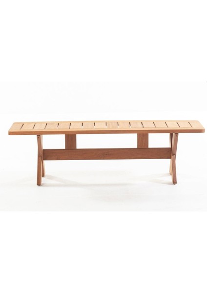 Focus 160X45 Iroko Ahşap Bank Mutfak Salon Bank Ağaç Sandalye fiyatları