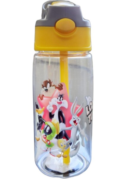 Looney Tunes Çocuk Lisanslı Pipetli Matara 480 ml