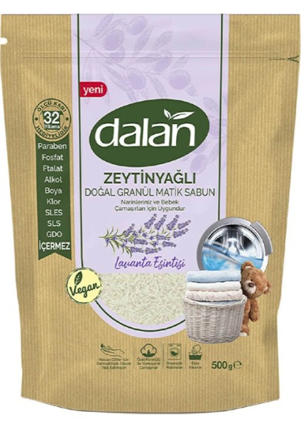 Doğal Granül Sabun Zeytinyağlı Lavanta Esintisi 500 gr