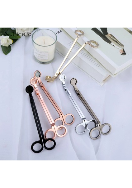 Altın Tarzı Mum Fitili Giyotin Paslanmaz Çelik Mum Veya Fitil Fitili Kesici Snuffer Yuvarlak Kafa 18CM Siyah Gül Altın Gümüş Kırmızı Bronz (Yurt Dışından) fiyatları