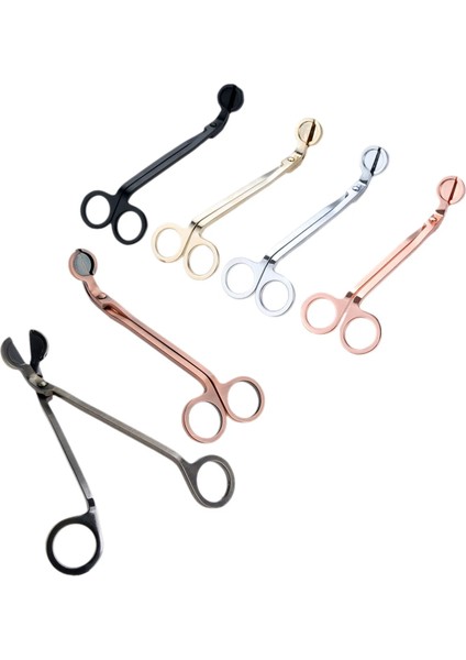 Altın Tarzı Mum Fitili Giyotin Paslanmaz Çelik Mum Veya Fitil Fitili Kesici Snuffer Yuvarlak Kafa 18CM Siyah Gül Altın Gümüş Kırmızı Bronz (Yurt Dışından) fırsatları