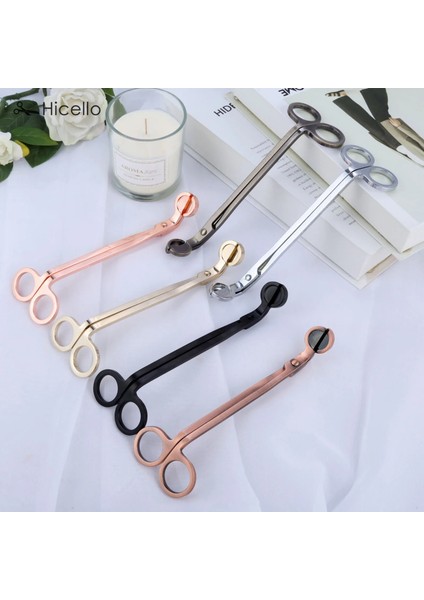 Altın Tarzı Mum Fitili Giyotin Paslanmaz Çelik Mum Veya Fitil Fitili Kesici Snuffer Yuvarlak Kafa 18CM Siyah Gül Altın Gümüş Kırmızı Bronz (Yurt Dışından) indirimleri