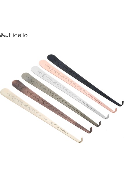 Siyah Stil Mum Snuffer Düzeltici Kanca Paslanmaz Çelik Oyma Mum Fitili Kesici Söndürücü Kancaları Söndür 20CM Altın Gümüş Siyah Bronz (Yurt Dışından) modelleri