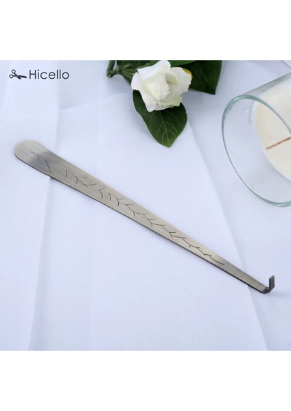 Antik Bronz Tarzı 1 Adet Mum Snuffer Düzeltici Kanca Paslanmaz Çelik Oyma Mum Fitili Kesici Söndürücü 20CM Altın Gümüş Siyah Bronz (Yurt Dışından)
