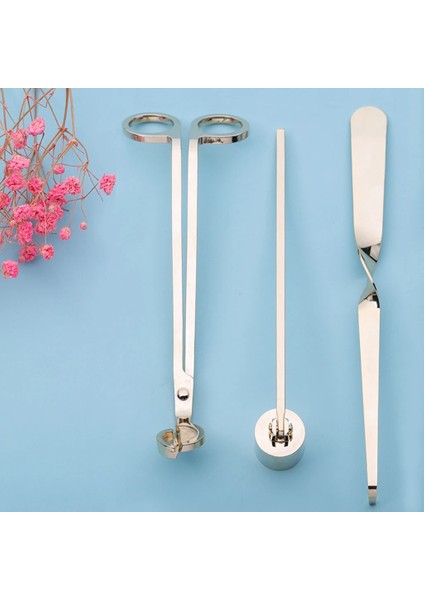 Altın Tarzı 3'lü Paket Mum Aksesuar Seti Aletleri Fitil Düzeltici, Fitil Snuffer Fitil Kepçe Paslanmaz Çelik Düğün Için Mum Bakım Aletleri (Yurt Dışından) fırsatları