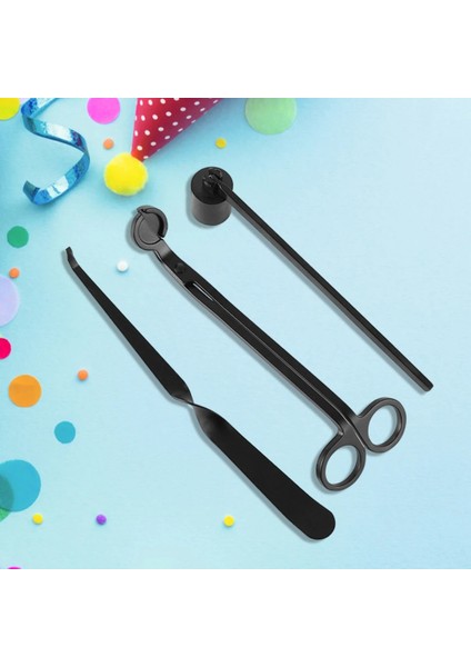 Altın Tarzı 3'lü Paket Mum Aksesuar Seti Aletleri Fitil Düzeltici, Fitil Snuffer Fitil Kepçe Paslanmaz Çelik Düğün Için Mum Bakım Aletleri (Yurt Dışından) indirimleri
