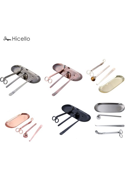 Altın Tarzı 4pcskit Mum Snuffer Düzeltici Kanca Tepsi Kepçe Mum Veya Aksesuar Paslanmaz Çelik Söndürücü Alev Ev Dekor Seti (Yurt Dışından) fırsatları