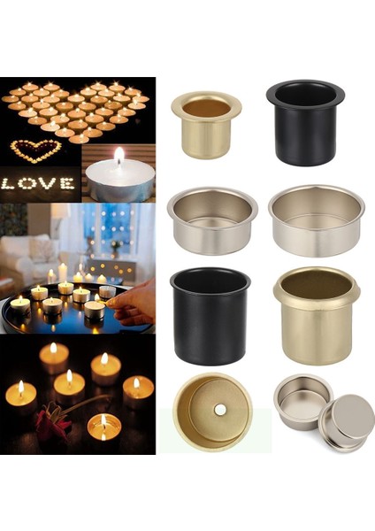 Type1 D-Rastgele Renk Stili 1 Adet Rastgele Renk Metal Mum Bardak Konik Balmumu Yapımı Ev Dekorasyon Parti Düğünler Için Mum Craft Takma Şamdan (Yurt Dışından) fiyatları
