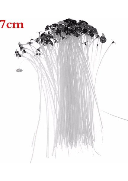 7cm Tarzı Metal Mum Fitili Sustainer Sekmeleri Mum Fitili Çekirdek ile Mumlar Yapımı Araçlar Seti Dıy Parafin Mum Dekorasyon Araçları (Yurt Dışından)