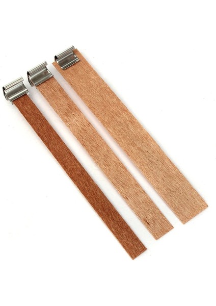 13X60MM 40 Takım Stili Adet El Yapımı Ahşap Ahşap Fitil Mum Çekirdek Sustainers Tab Metal Standlı Dıy Mum Yapımı Tedarik Setleri Ev Dekoru (Yurt Dışından) indirimleri