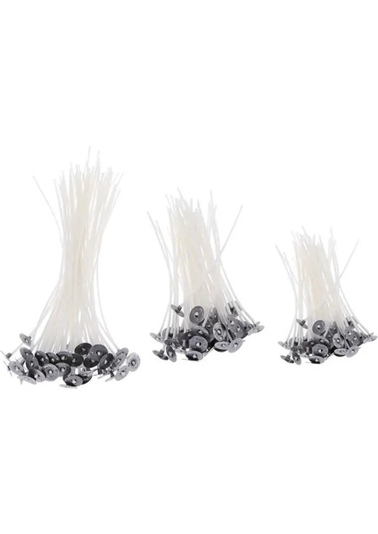 150 Adet 8cm 10CM 15CM Tarzı Adet Bazlı Mum Fitilleri Pamuk Çekirdekli Mumlu Mum Fitilleri Dıy Mum Yapma Kitleri Mum Mum ve Fitil Sahipleri (Yurt Dışından)