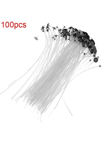 100PCS-04 6cm Tarzı Otton Mum Fitilleri Dumansız Balmumu Saf Pamuk Çekirdekli Önceden Mumlu Fitiller Dıy Mum Yapımı Parti Malzemeleri 2.cm Aletler (Yurt Dışından) fiyatları