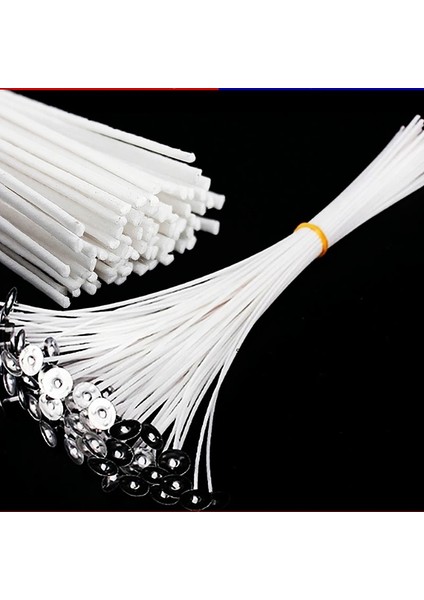 15CM-50PCS Tarzı Otton Mum Fitilleri Düşük Dumanlı Doğal Balmumu Pamuk Çekirdek Soya Balmumu Için Dıy Mum Yapımı Parti Malzemeleri Için Önceden Mumlu Fitiller (Yurt Dışından) fırsatları