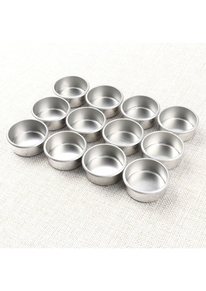 4.2x1.9cm Stili Mini Mum Kavanozları Yuvarlak Metal Mum Bardakları Çay Işık Tenekeleri Dıy Tealight Sahipleri Ev Dekorasyonu Dıy El Yapımı Mum Kapları (Yurt Dışından)