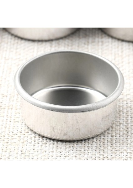 4.2x1.9cm Stili Mini Mum Kavanozları Yuvarlak Metal Mum Bardakları Çay Işık Tenekeleri Dıy Tealight Sahipleri Ev Dekorasyonu Dıy El Yapımı Mum Kapları (Yurt Dışından)