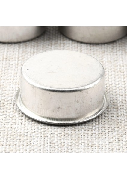 4.2x1.9cm Stili Mini Mum Kavanozları Yuvarlak Metal Mum Bardakları Çay Işık Tenekeleri Dıy Tealight Sahipleri Ev Dekorasyonu Dıy El Yapımı Mum Kapları (Yurt Dışından)