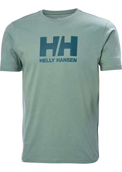 Helly Hansen Logo Erkek Yeşil T-Shirt 33979-489