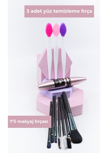 21 Parça Makyaj Seti Beyaz Ten
